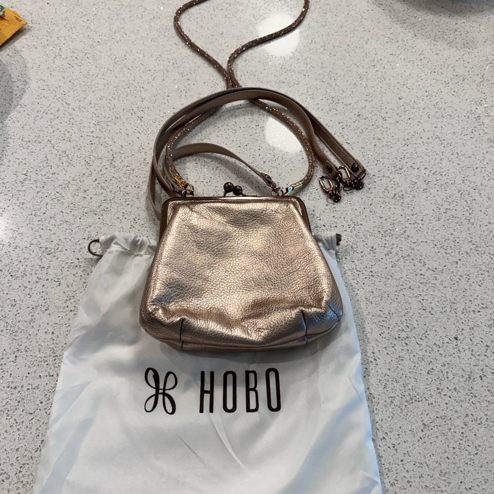 Hobo Metallic Rose Gold Women's Bag